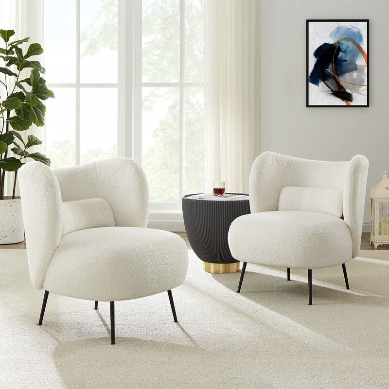 Nordic Velvet Single Sofa Chair Leisure Backrest
