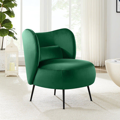 Nordic Velvet Single Sofa Chair Leisure Backrest