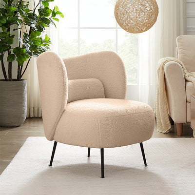 Nordic Velvet Single Sofa Chair Leisure Backrest