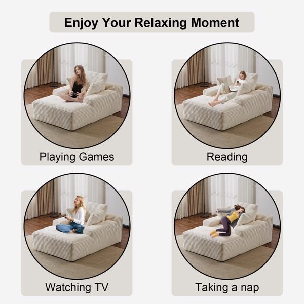 Cushioned Sleeping Sofa