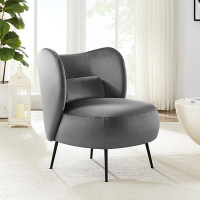 Nordic Velvet Single Sofa Chair Leisure Backrest