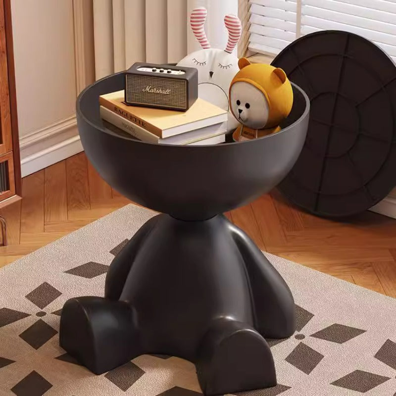 Plastic Side Table With Storage