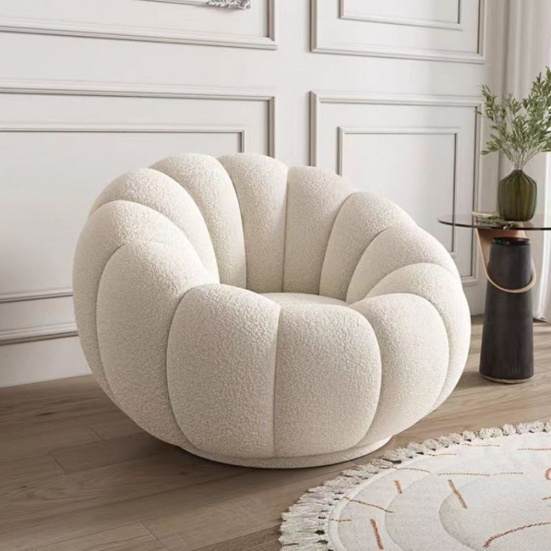 Rotatable Lazy Sofa Chair with Ottoman