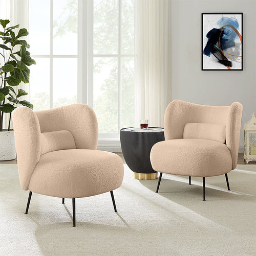 Nordic Velvet Single Sofa Chair Leisure Backrest