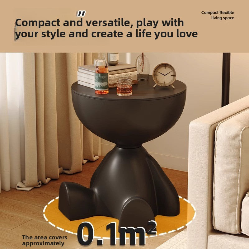Plastic Side Table With Storage