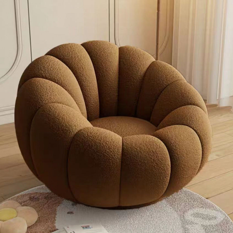 Rotatable Lazy Sofa Chair with Ottoman