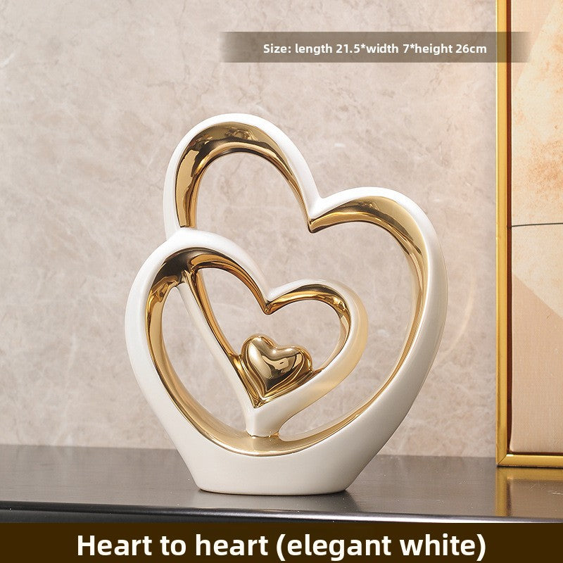 Heart Shape Ceramic Home Decor